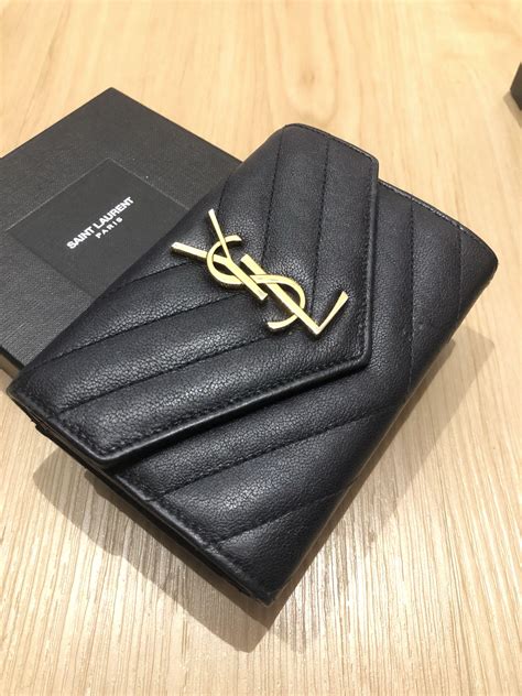 ysl eallet|YSL wallet used.